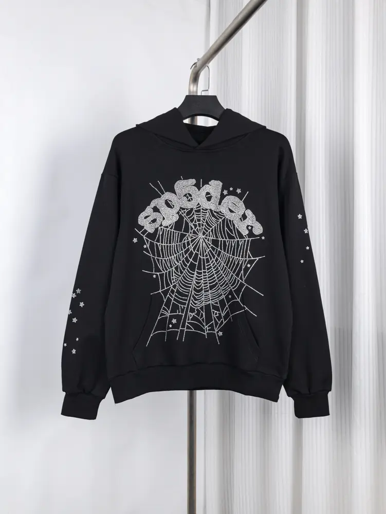 Sp5der OG Web Hoodie Diamond