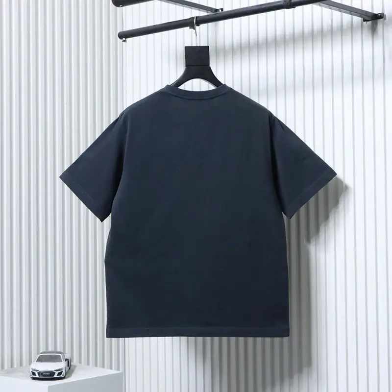 26ss Logo Rhinestone Meteor Print T-Shirt