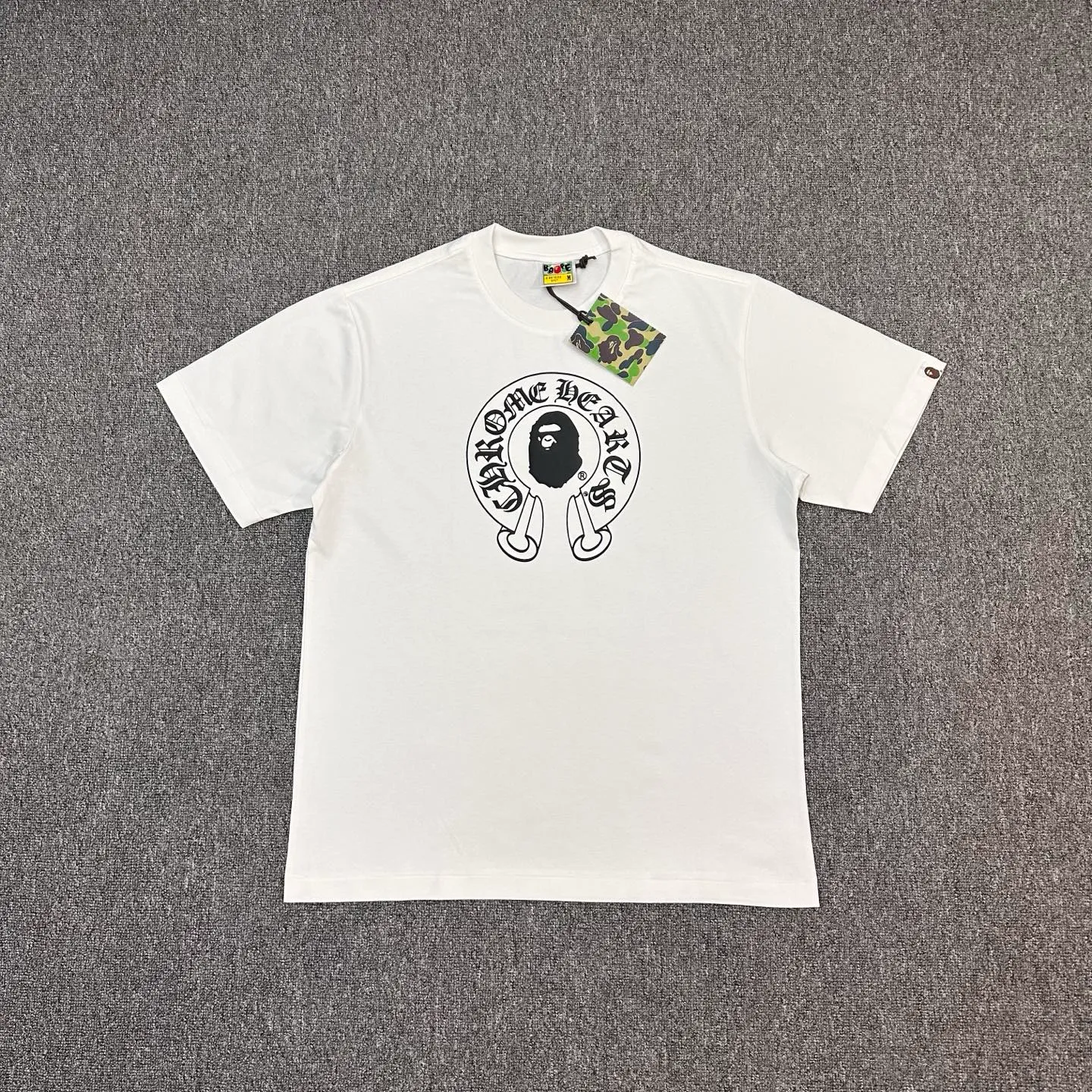 A Bathing Ape Cross Graphic Cotton T-Shirt - Back