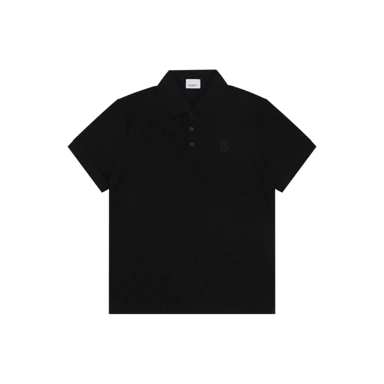 BBR BT Logo Embroidered Polo T-Shirt color Black