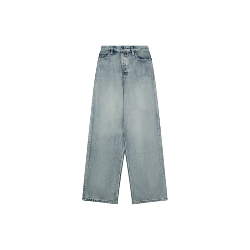 Ice Blue Baggy Denim Jeans