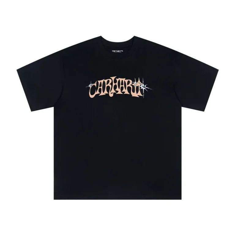 Carhartt Graphic Print Logo T-Shirt color Black