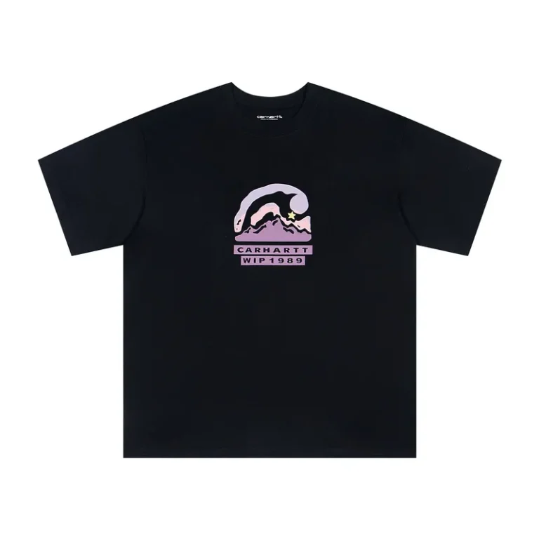 Carhartt WIP Mountain Logo Graphic T-Shirt color Black