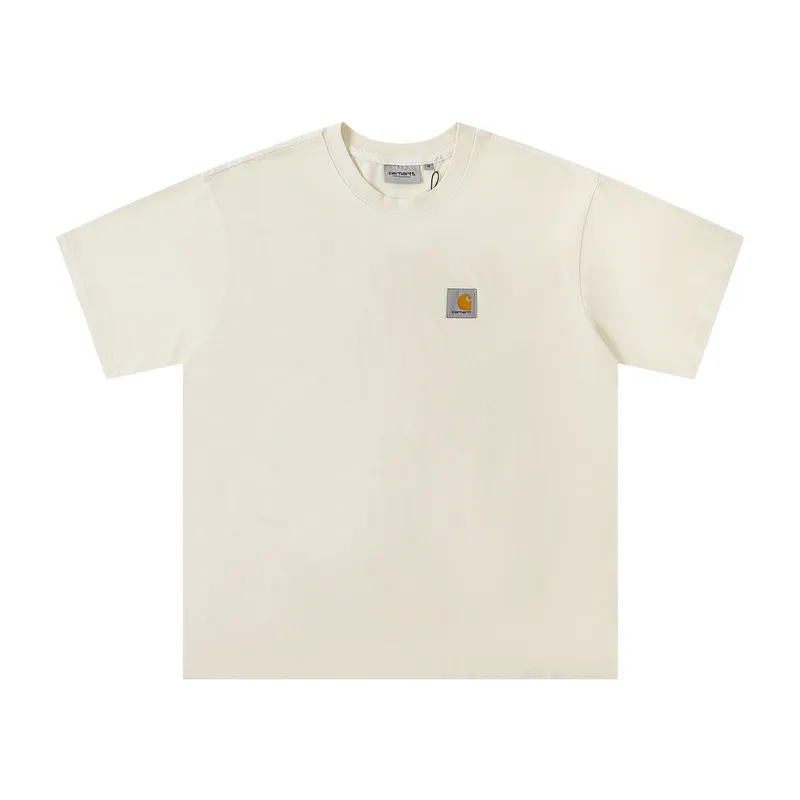 Carhartt WIP Washed Logo Patch T-Shirt color White