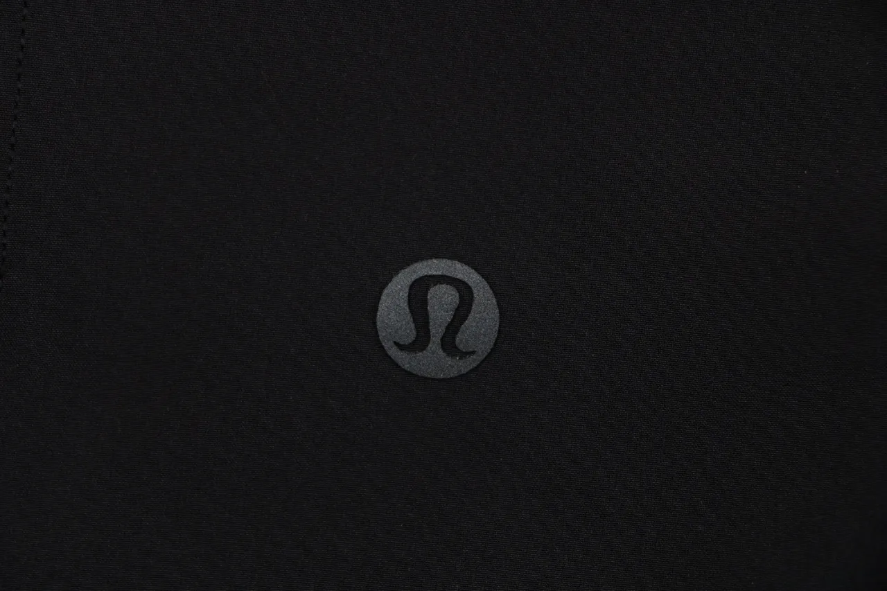 Logo detail in the center, close-up view.