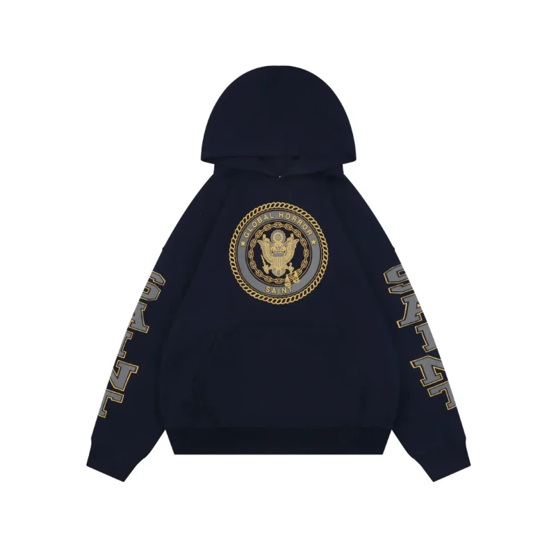 Saint Michael Reflective Angel Medal Hoodie