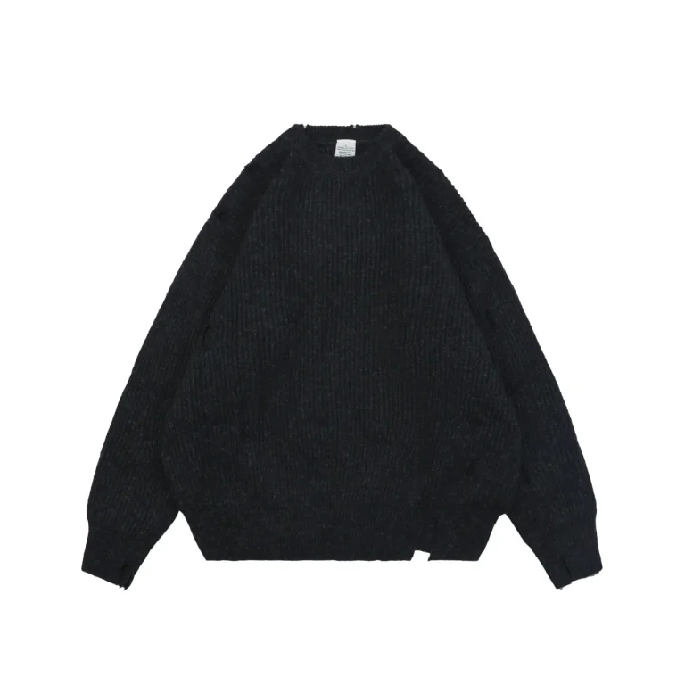 Saturday Ofus Distressed Shetland Wool Sweater
