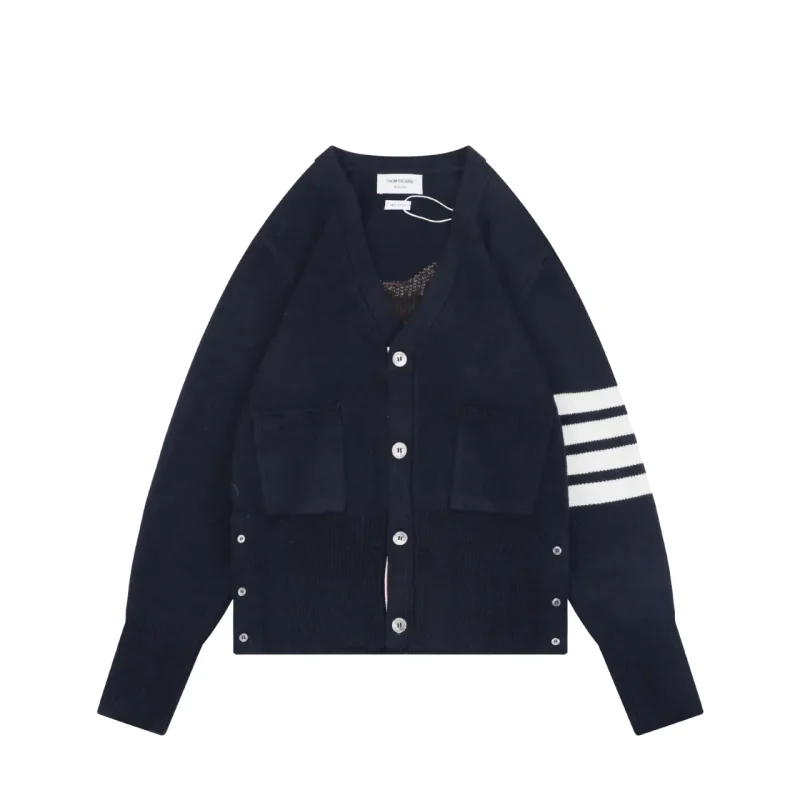 TB Four-Bar Back Pony Cardigan Jacket