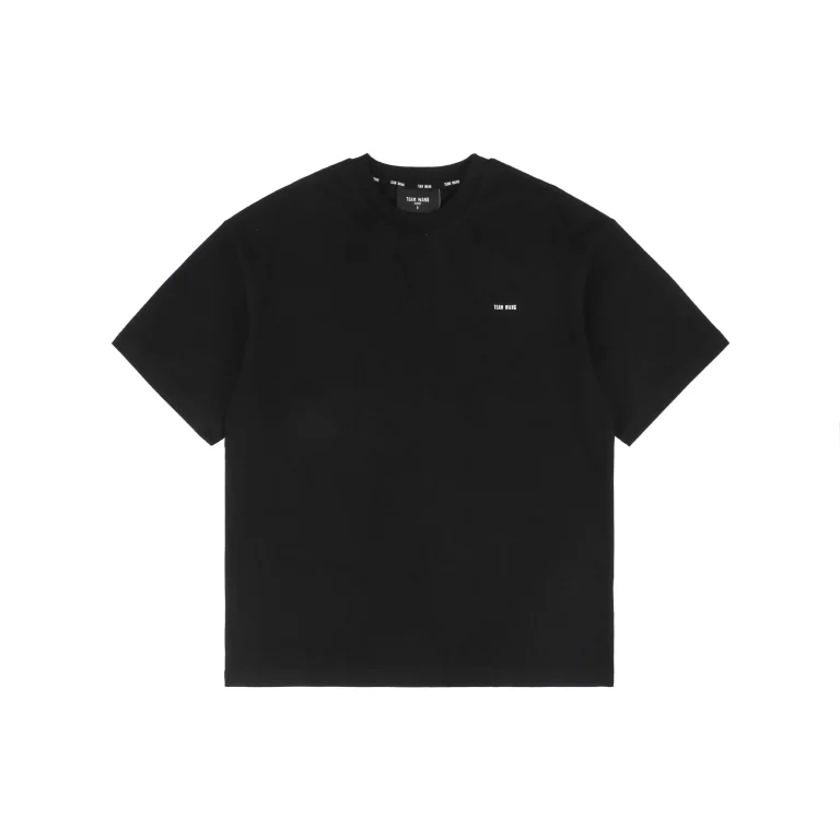 TW Black Letter Print T-Shirt