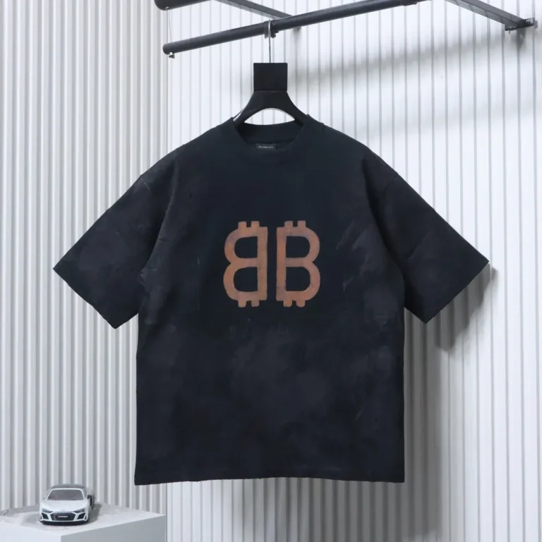 BLCG Distressed Bitcoin Hand-Painted T-Shirt