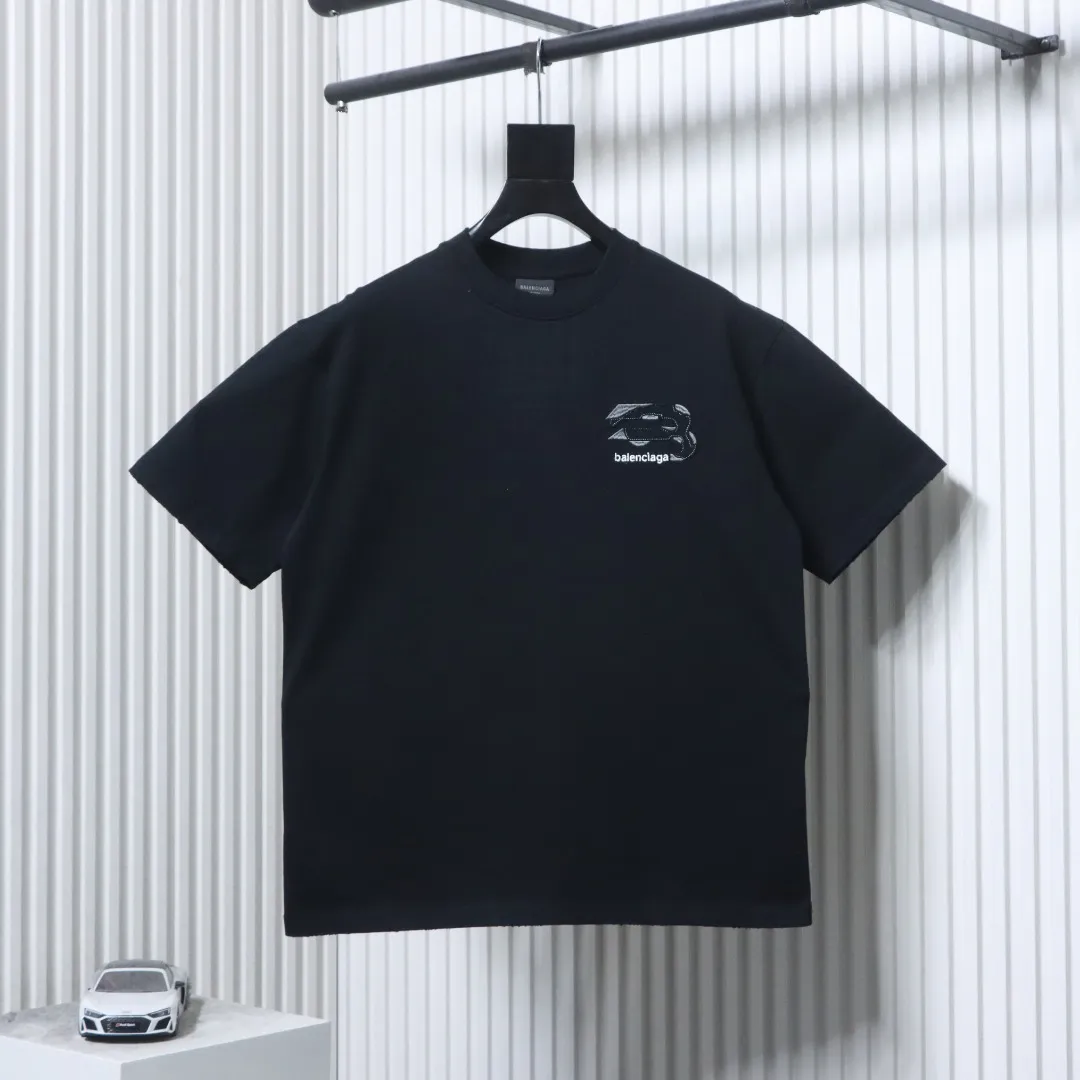 BLCG Embroidered Patch T-Shirt - Black