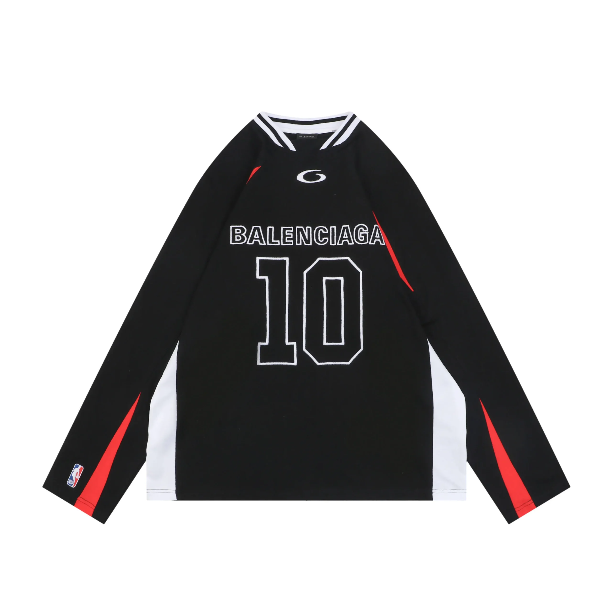 BLCG NBA Circular Silhouette Long Sleeve Shirt