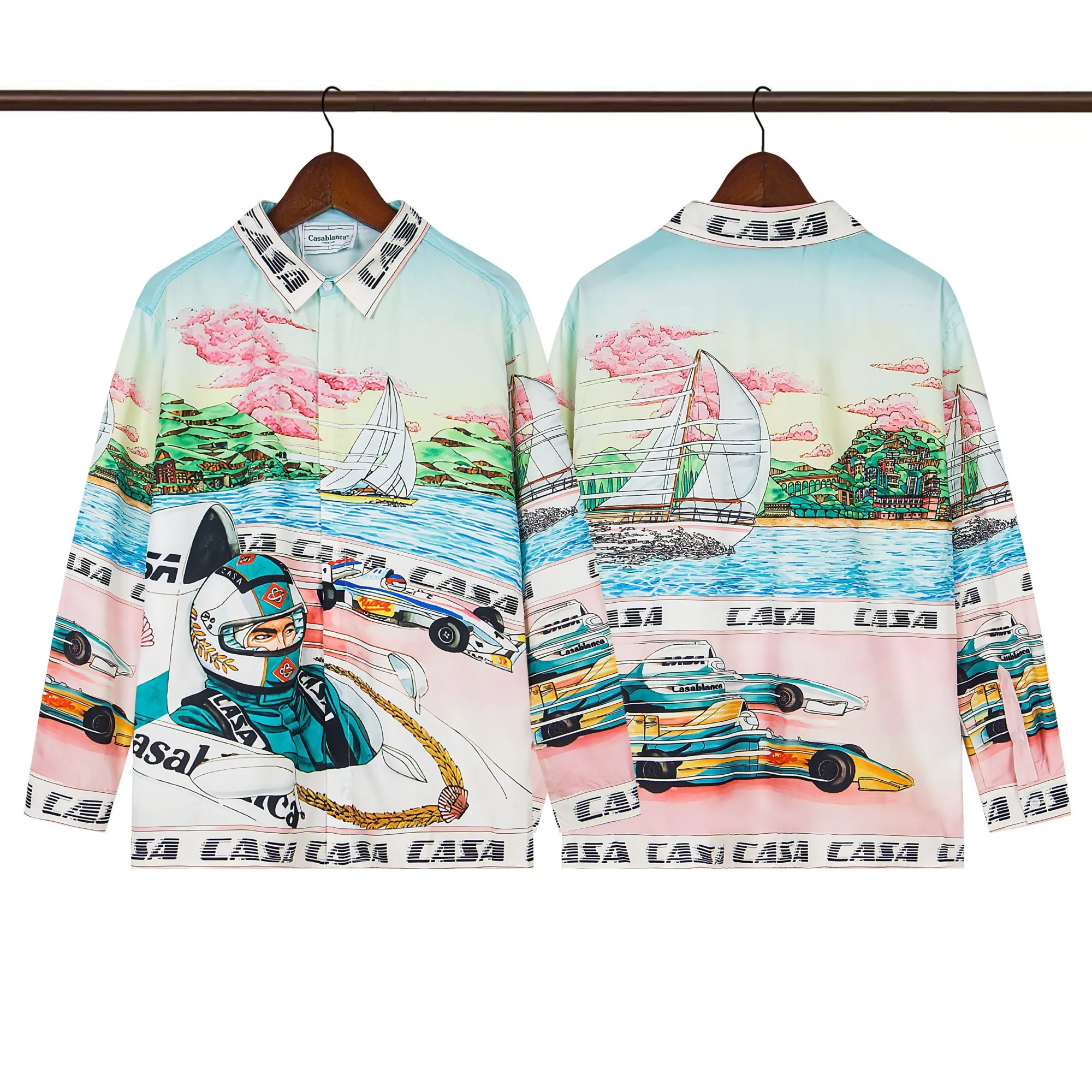 C-Blanca Grand Prix Scenic Silk Shirt
