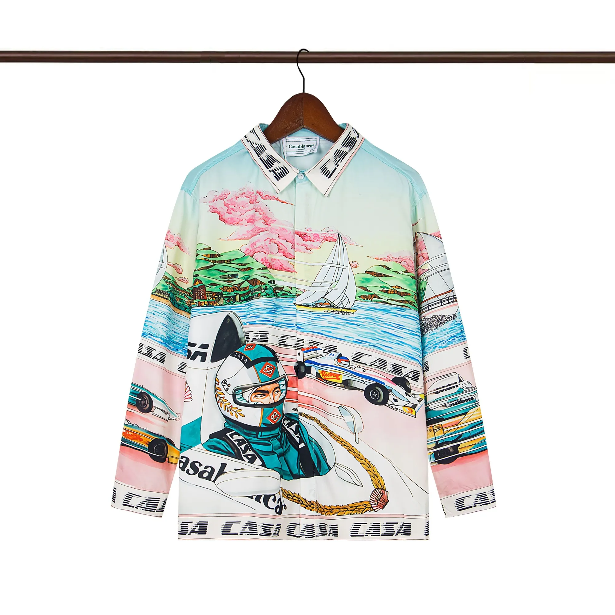 C-Blanca Grand Prix Scenic Silk Shirt