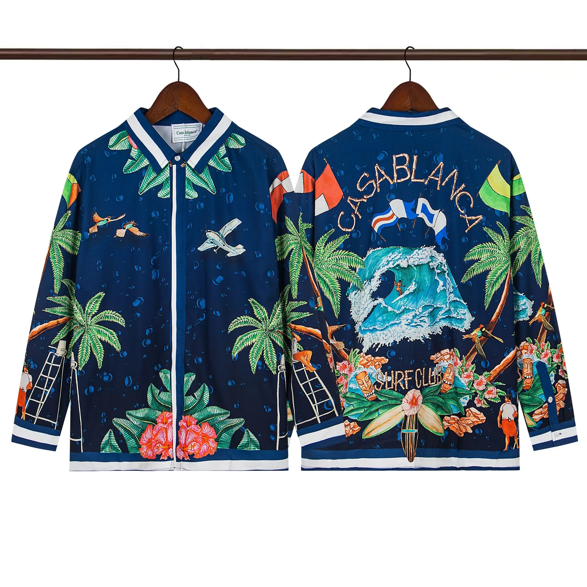 C-Blanca 'Surf Club' Nautical Silk Shirt