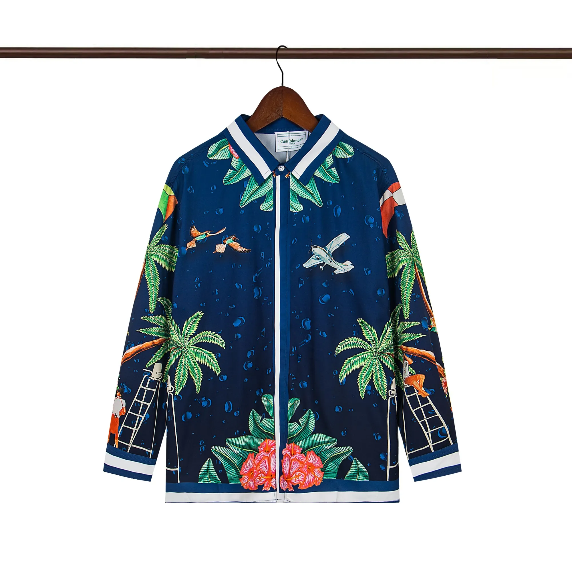 C-Blanca 'Surf Club' Nautical Silk Shirt