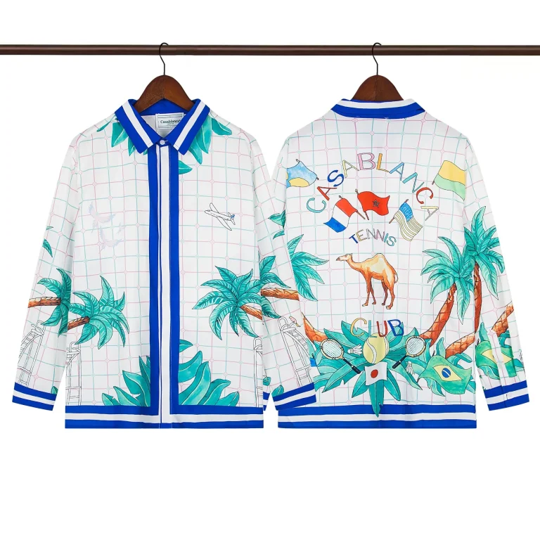 C-Blanca 'Tennis Club' Desert Oasis Silk Shirt