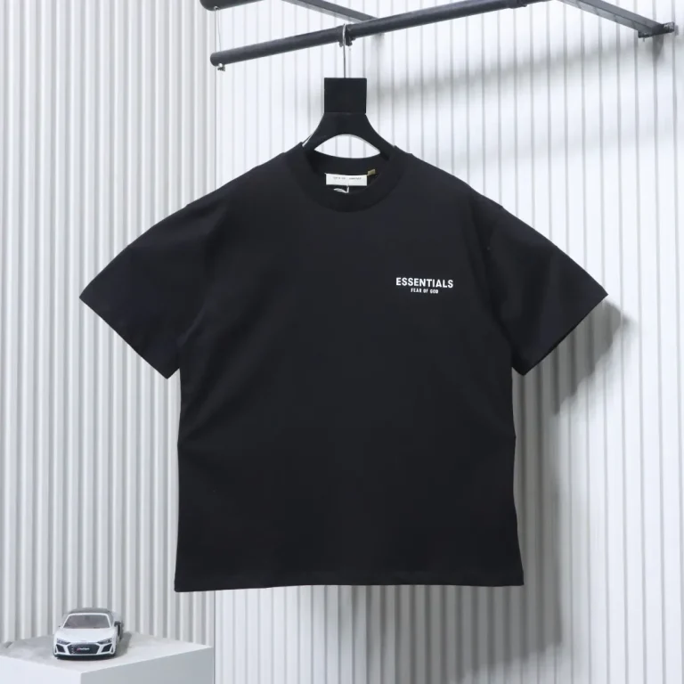 Fear of God Essentials Flocked Logo Cotton T-Shirt