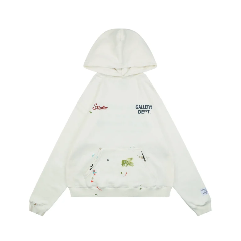 Gallery Dept Leather Patch Graphic Oversized Hoodie