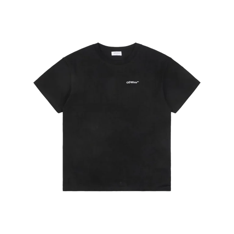 Off-White Wavy Anchor Arrow Embroidered T-Shirt