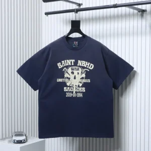 Saint × NBHD Distressed Skull T-Shirt