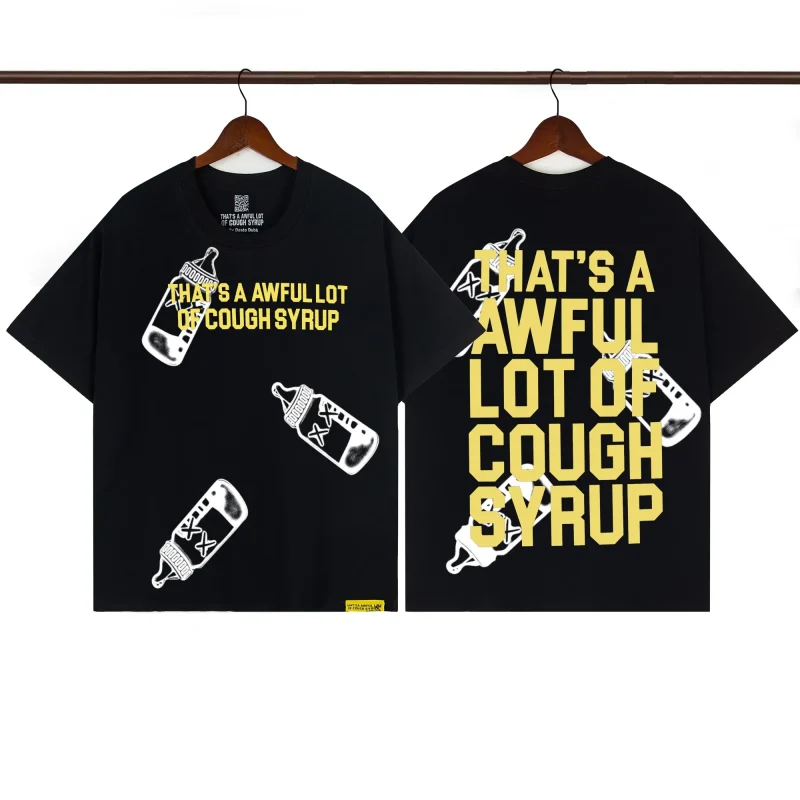 That's A Awful Lot Of Cough Syrup Black "Baby Bottle" Graphic T-Shirt
