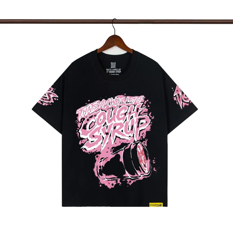 That’s A Awful Lot Of Cough Syrup "Pink Splatter Cup" Graphic T-Shirt