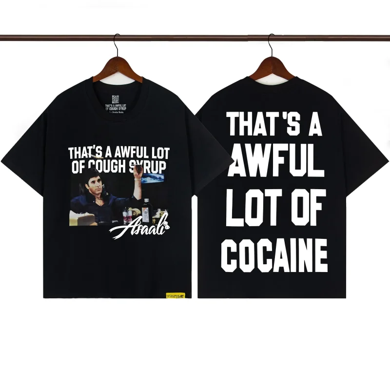 That’s A Awful Lot Of Cough Syrup "Scarface" Cocaine Parody Graphic T-Shirt