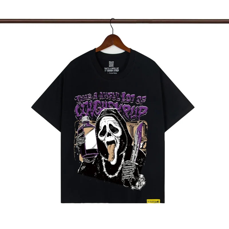 That's A Awful Lot Of Cough Syrup "Scream Ghostface" Graphic T-Shirt