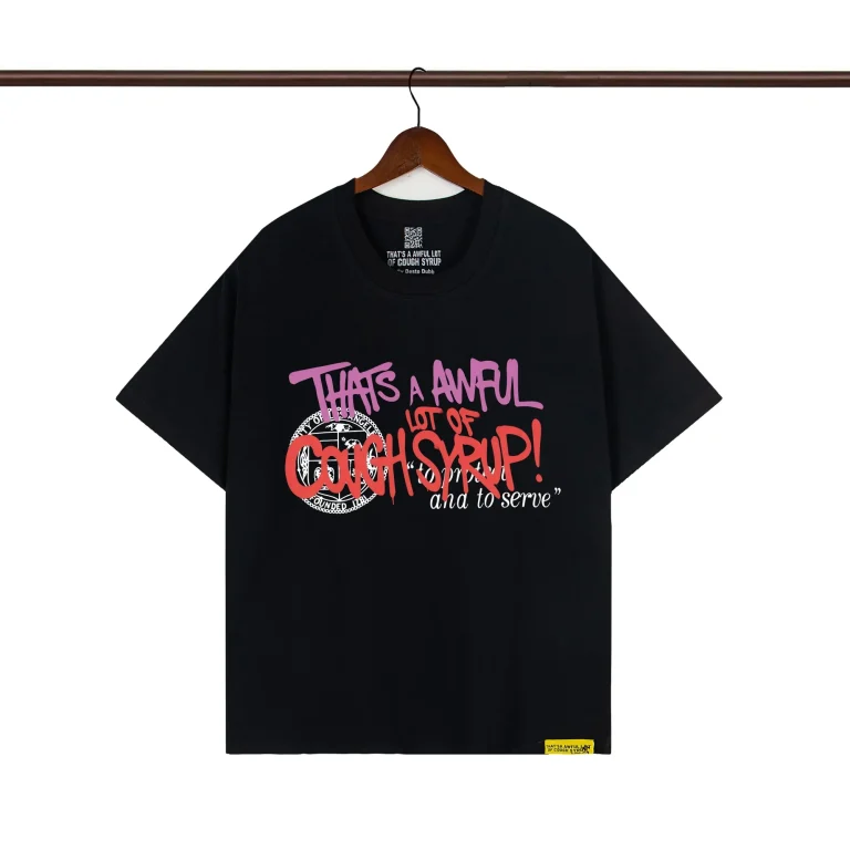 That’s A Awful Lot Of Cough Syrup To Protect and Serve Graphic T-Shirt Color Black