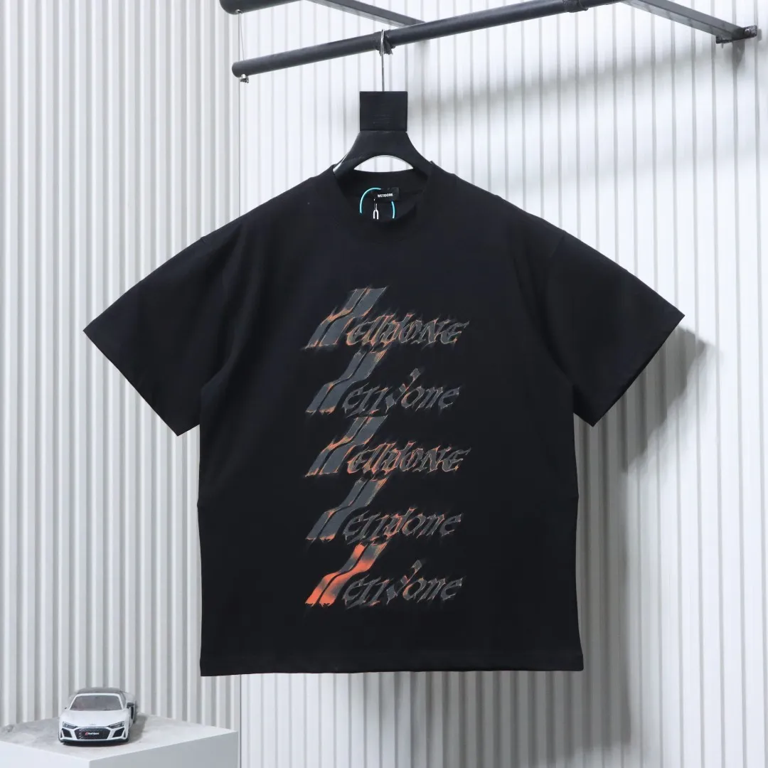Well Done Flame Logo Print T-Shirt