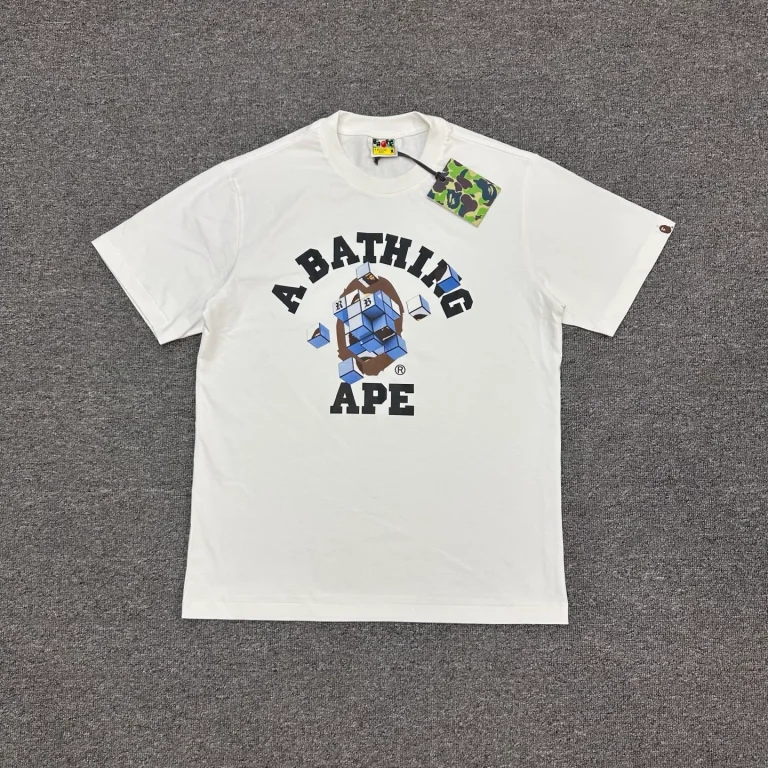 BAPE × 88RISING Collaboration Rubik's Cube Ape Print T-Shirt
