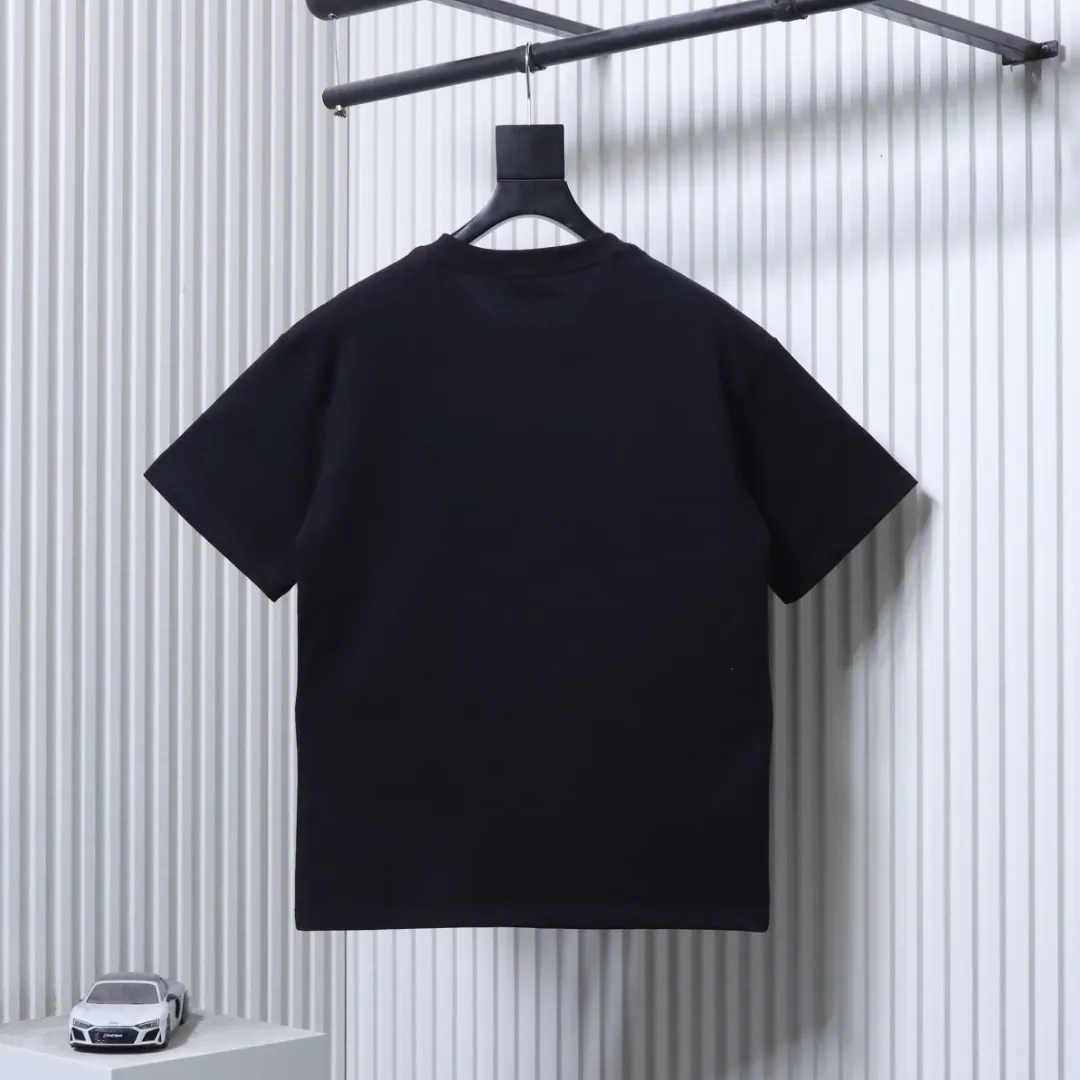 Back of BLCG 26SS Embroidered Badge Short Sleeve T-Shirt Color Black