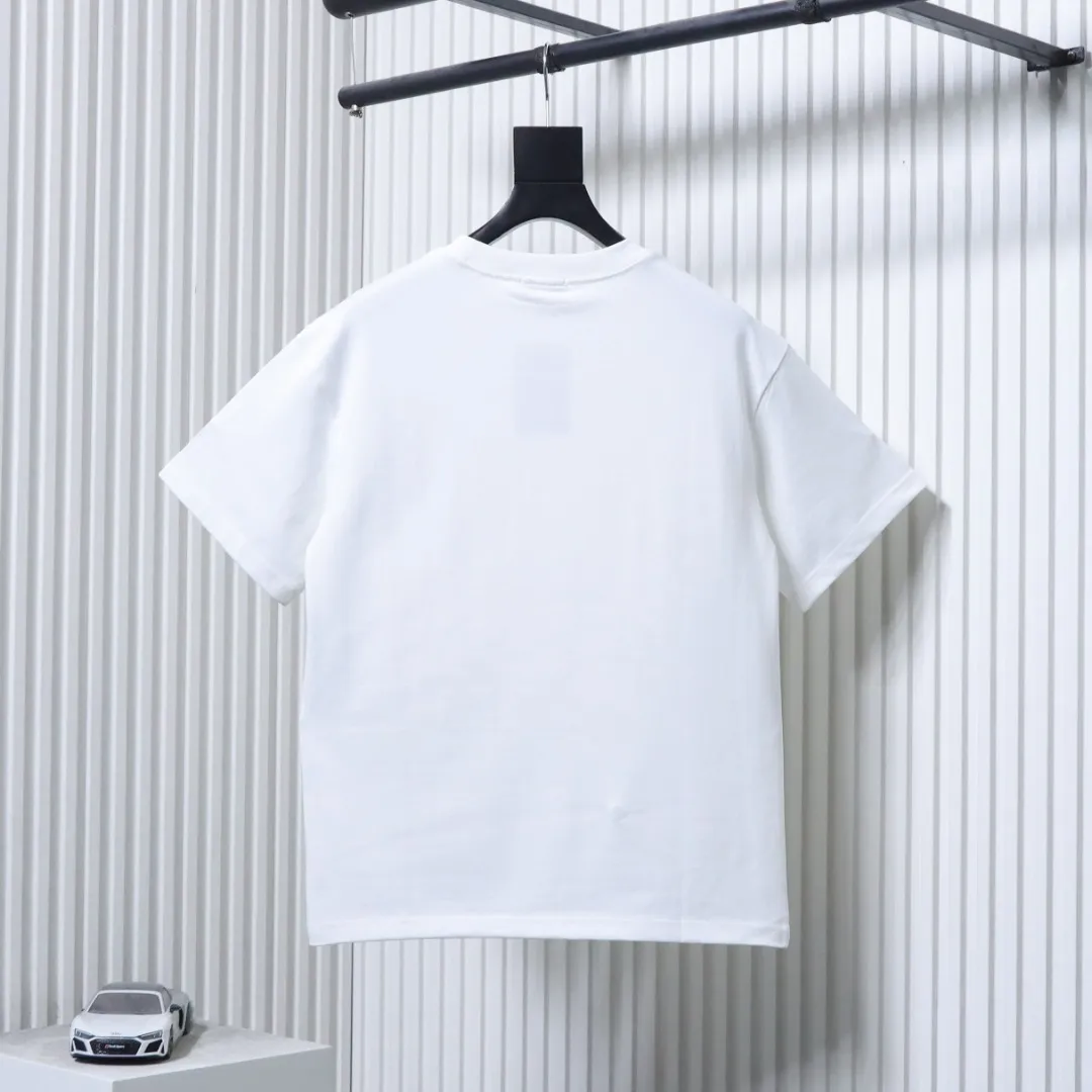 Back of BLCG 26SS Embroidered Badge Short Sleeve T-Shirt Color White
