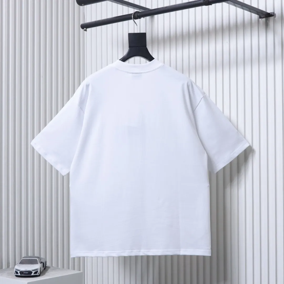 Back of BLCG Blue Graffiti Logo Loose T-Shirt