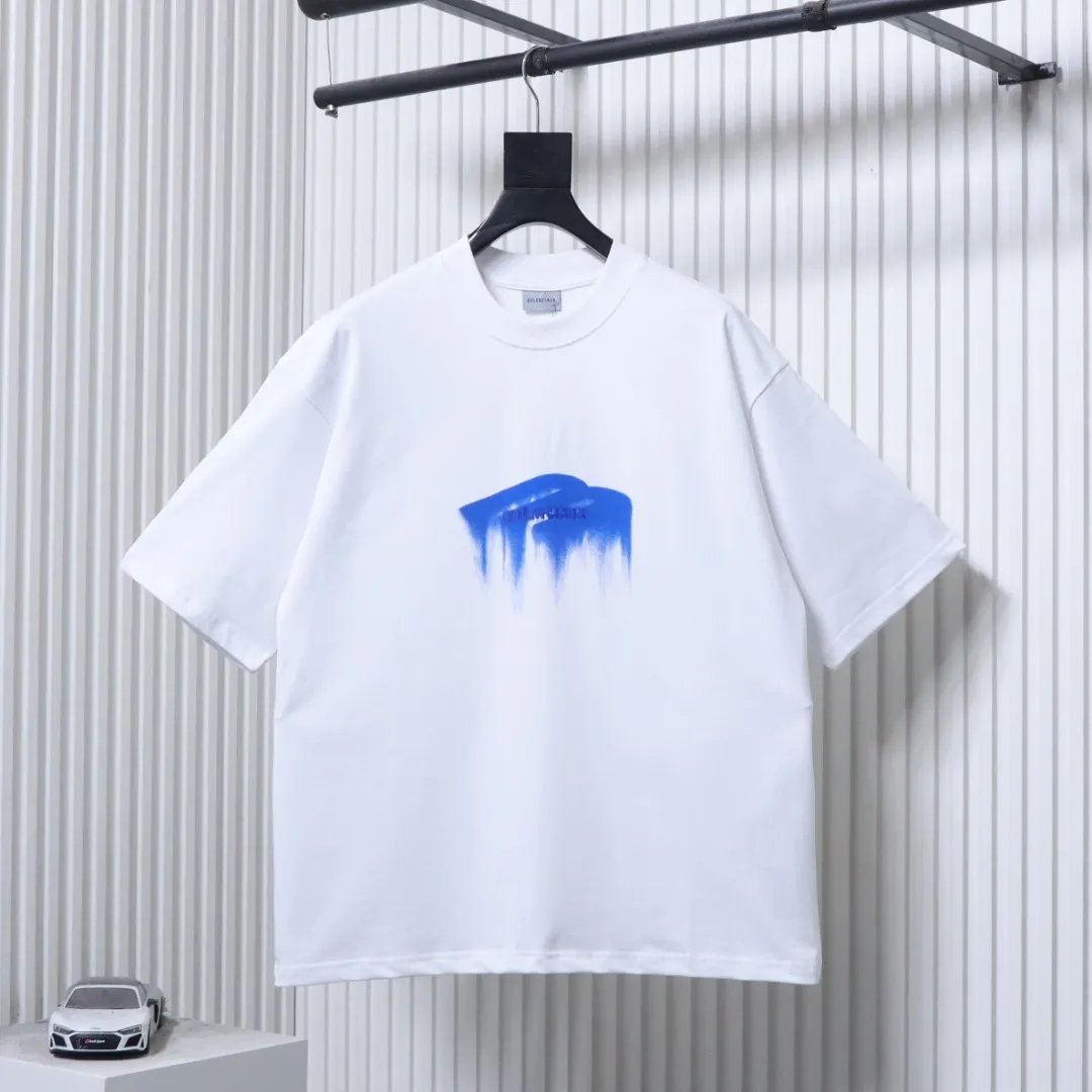 BLCG Blue Graffiti Logo Loose T-Shirt