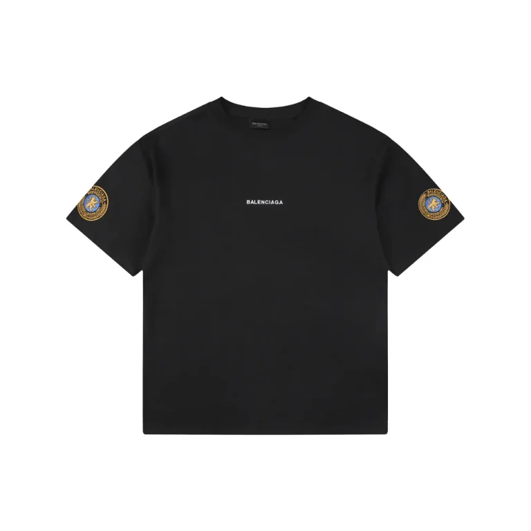 BLCG Double Lion Crest Patch Embroidered T-Shirt