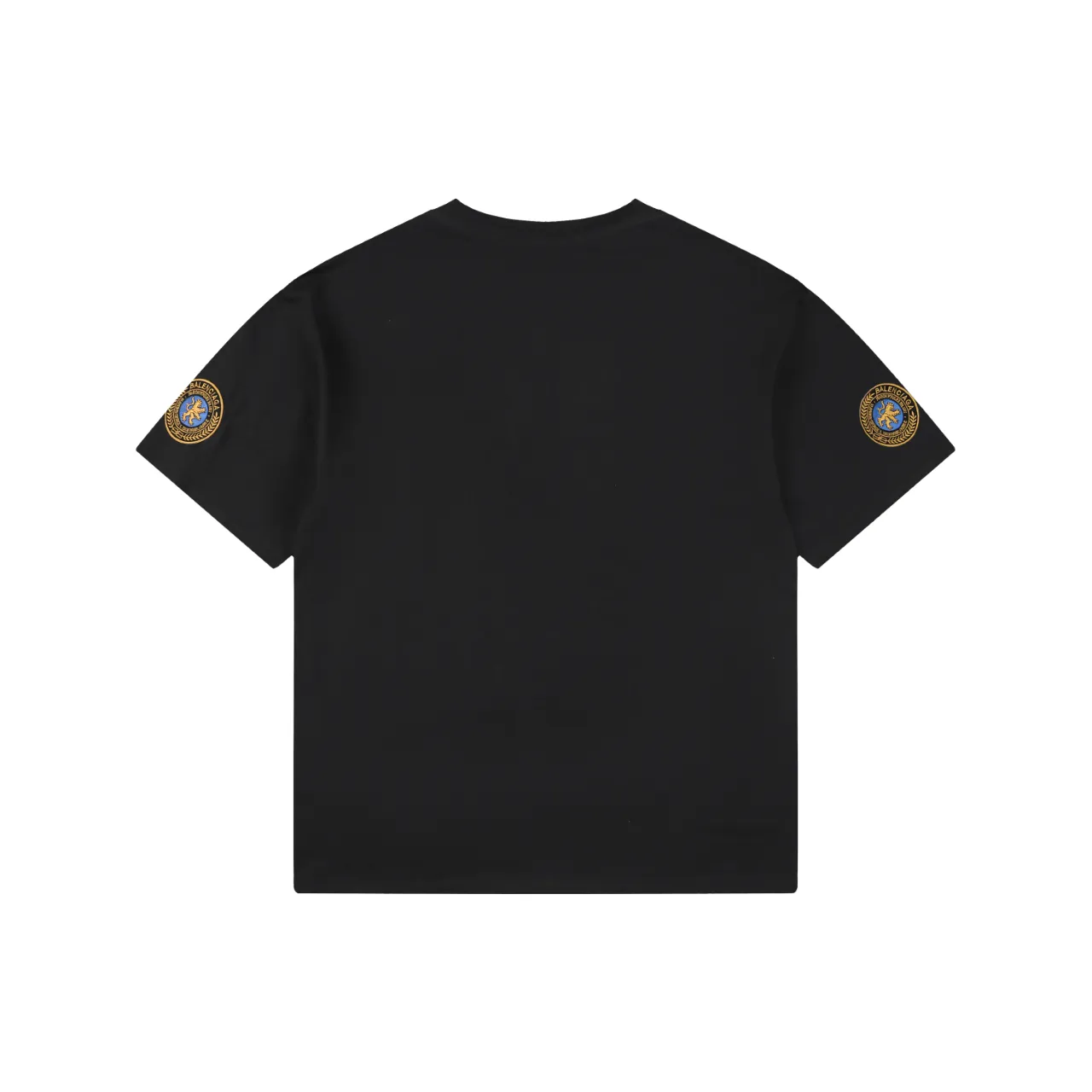 Back of BLCG Double Lion Crest Patch Embroidered T-Shirt