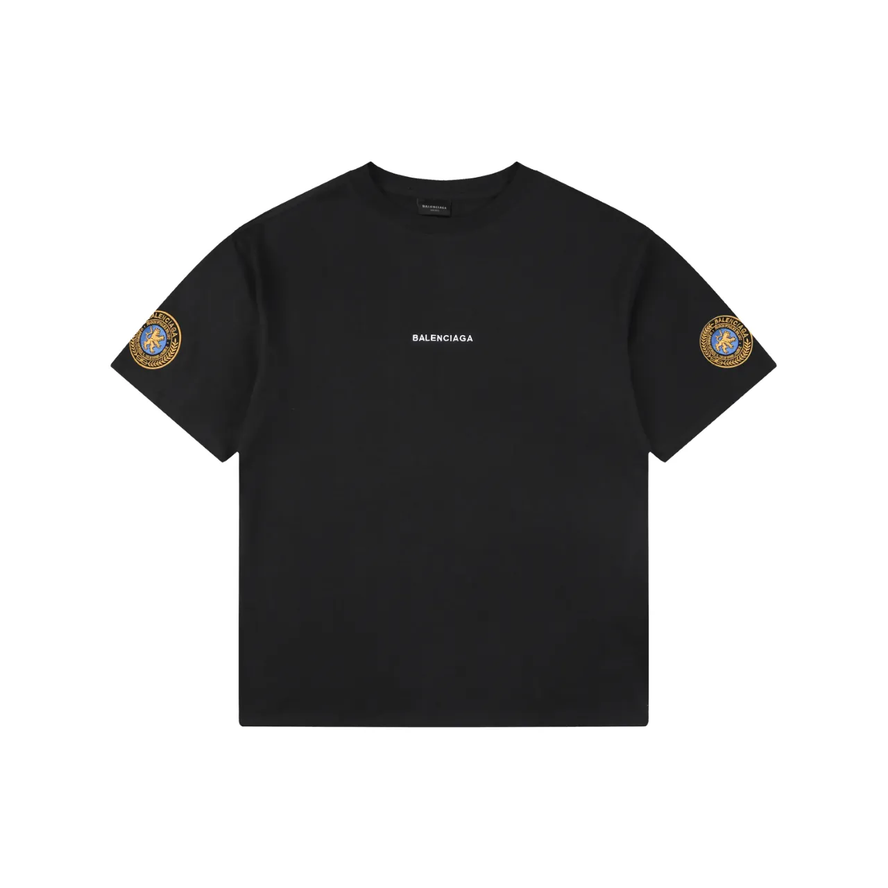 BLCG Double Lion Crest Patch Embroidered T-Shirt