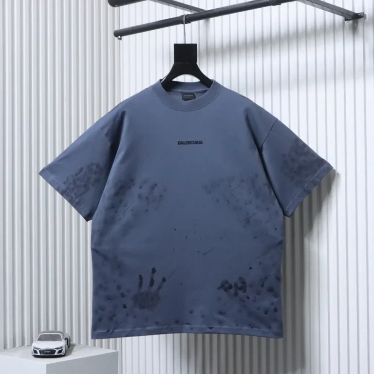 BLCG Embroidered Letter Splatter T-Shirt