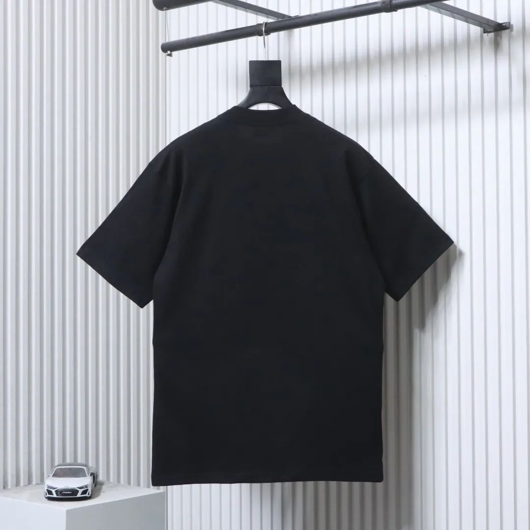 Back of BLCG Energy Saving Label Black T-Shirt