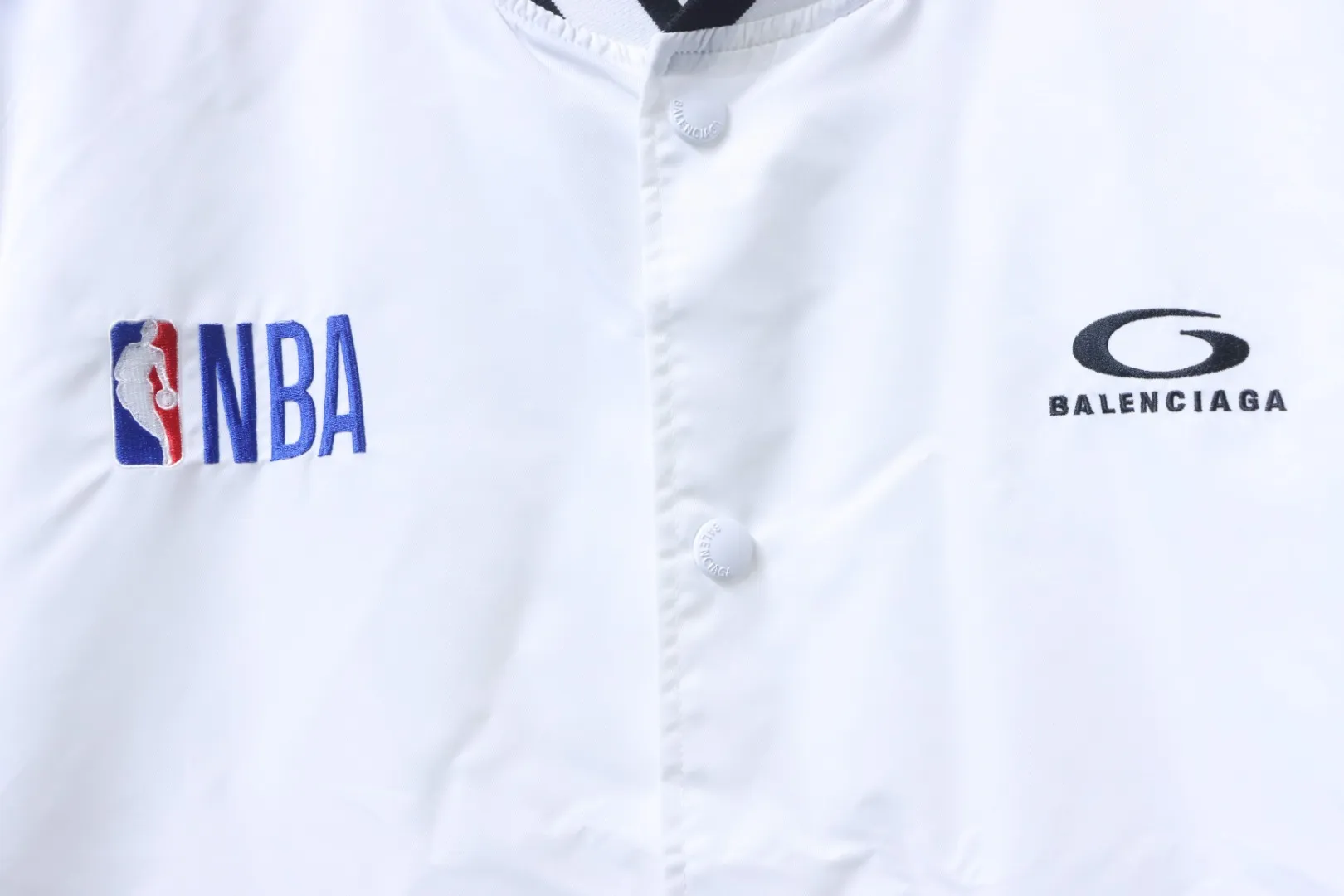 Logo NBA and Balenciaga