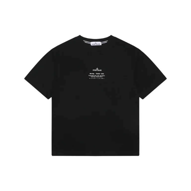 Compass Logo Graphic T-Shirt Color Black