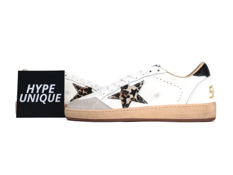 Ball Star Sneakers "Never Stop Dreaming" Leopard