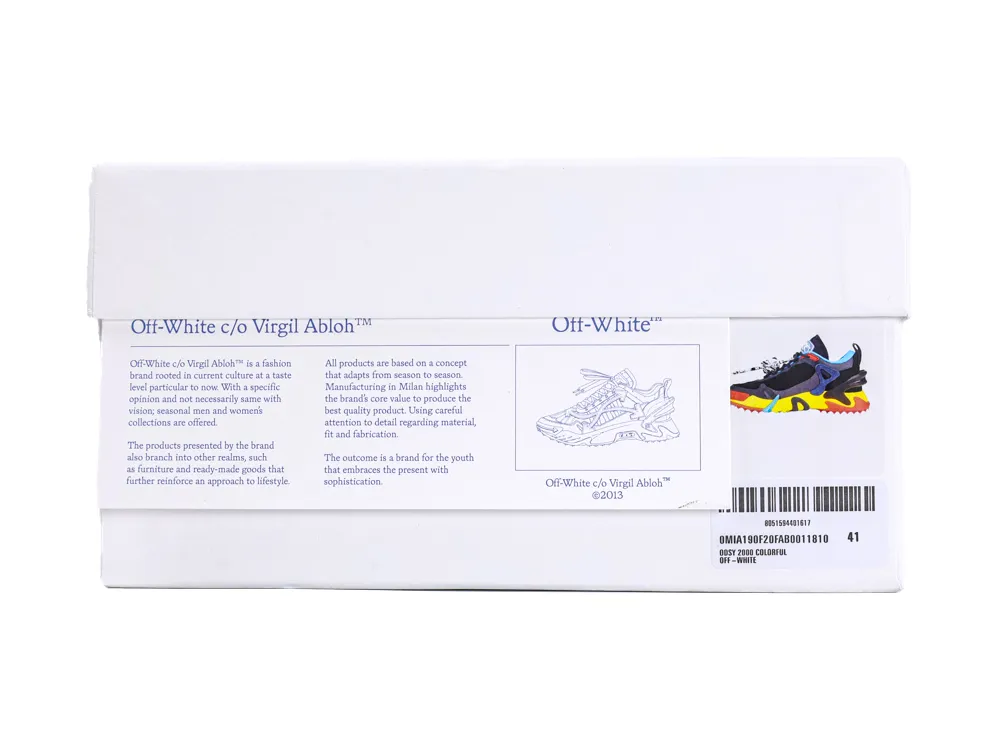 Off-White Odsy 2000 Sneakers Multi Color Shoe Box