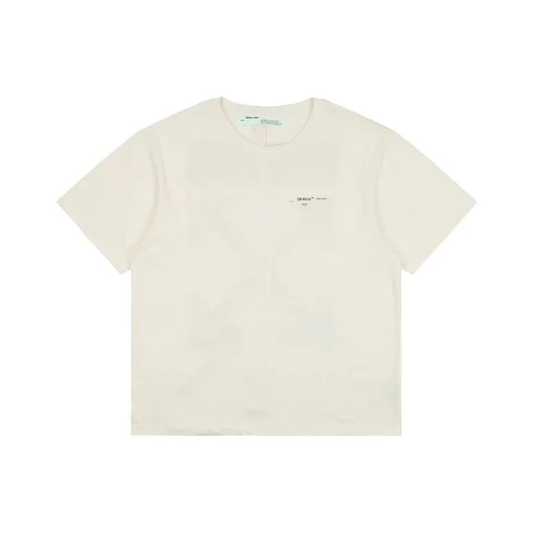 Off-White Watercolor Oil Painting Arrow Print T-Shirt