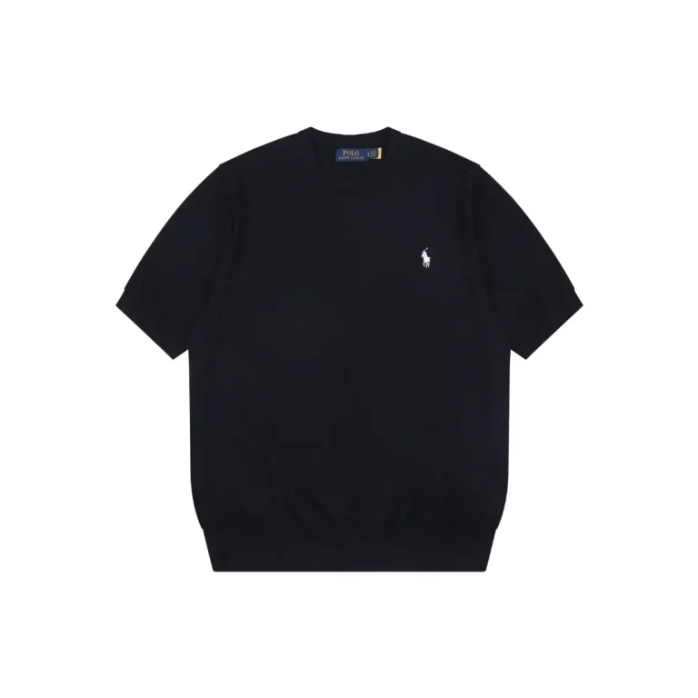 RL Jacquard Pony Logo T-Shirt Color Black
