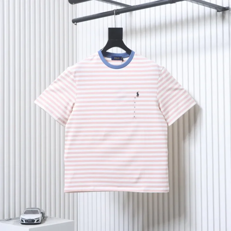 RL Striped Short-Sleeve T-Shirt color Pink