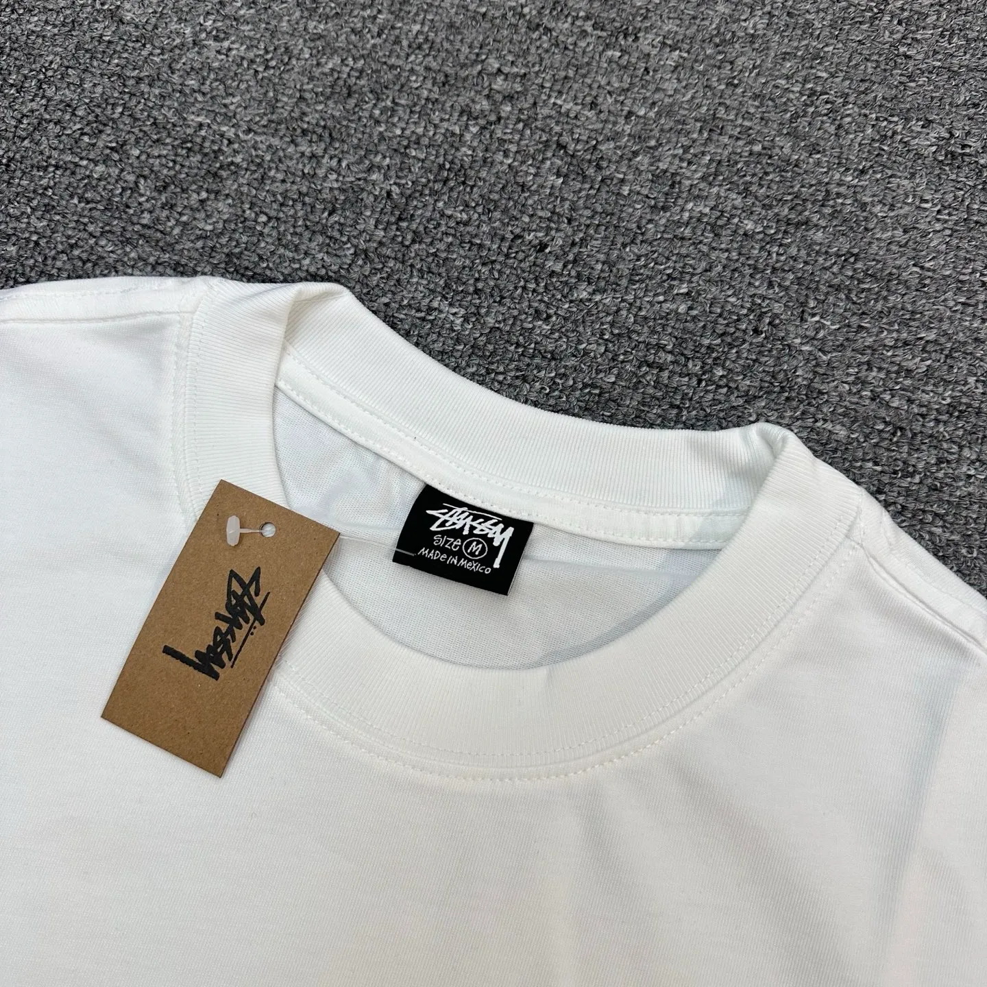 Neckline with Visible Brand Tag