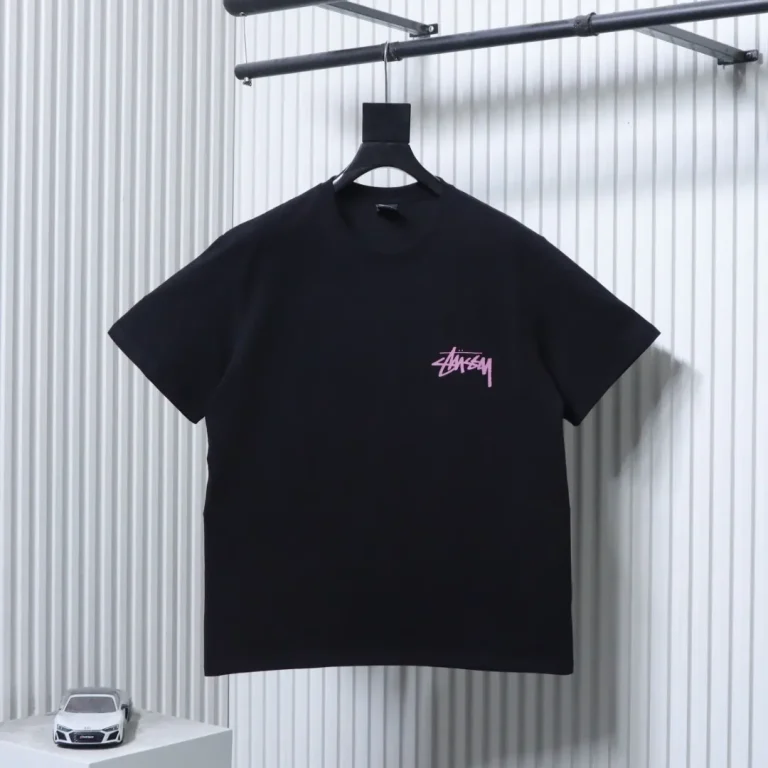 Stussy Marilyn Monroe Print Short Sleeve T-Shirt Color Black